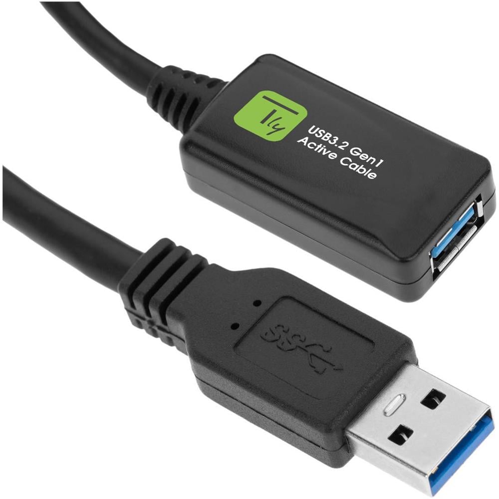 Cavo Prolunga Attivo Usb3.2 Superspeed+ Estensore Di Segnale 5m Nero - Foto 2