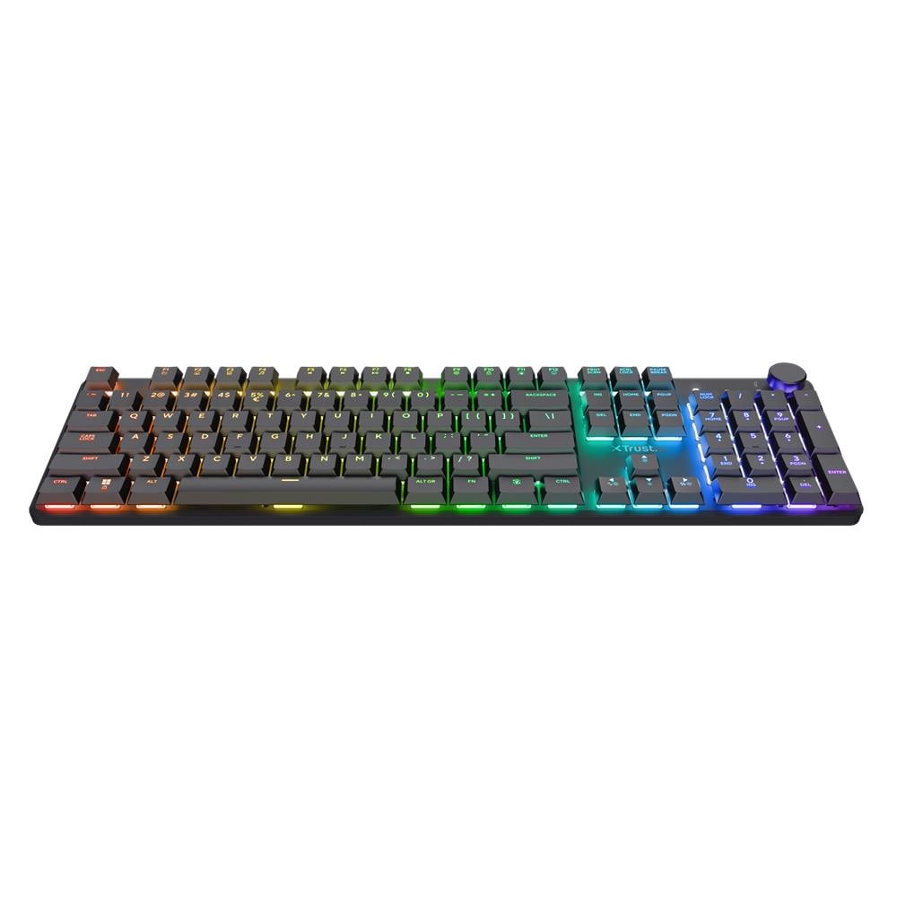 GXT 868 Torix tastiera Gaming USB + RF Wireless + Bluetooth QWERTY Inglese US Nero - Foto 2