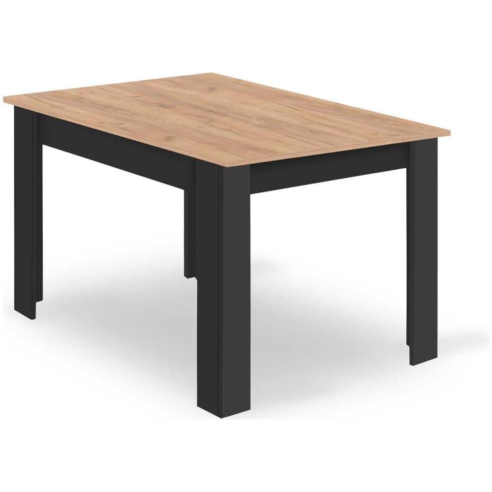 Set da pranzo | Tavolo 120x80 Craft Black + 4 sedie OSAKA Black - Foto 2