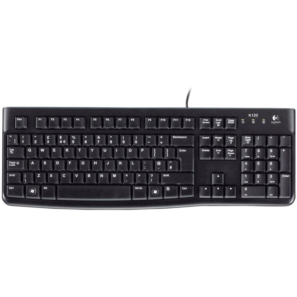 Tastiera USB K120 Colore Nero Layout Italiano - Foto 2