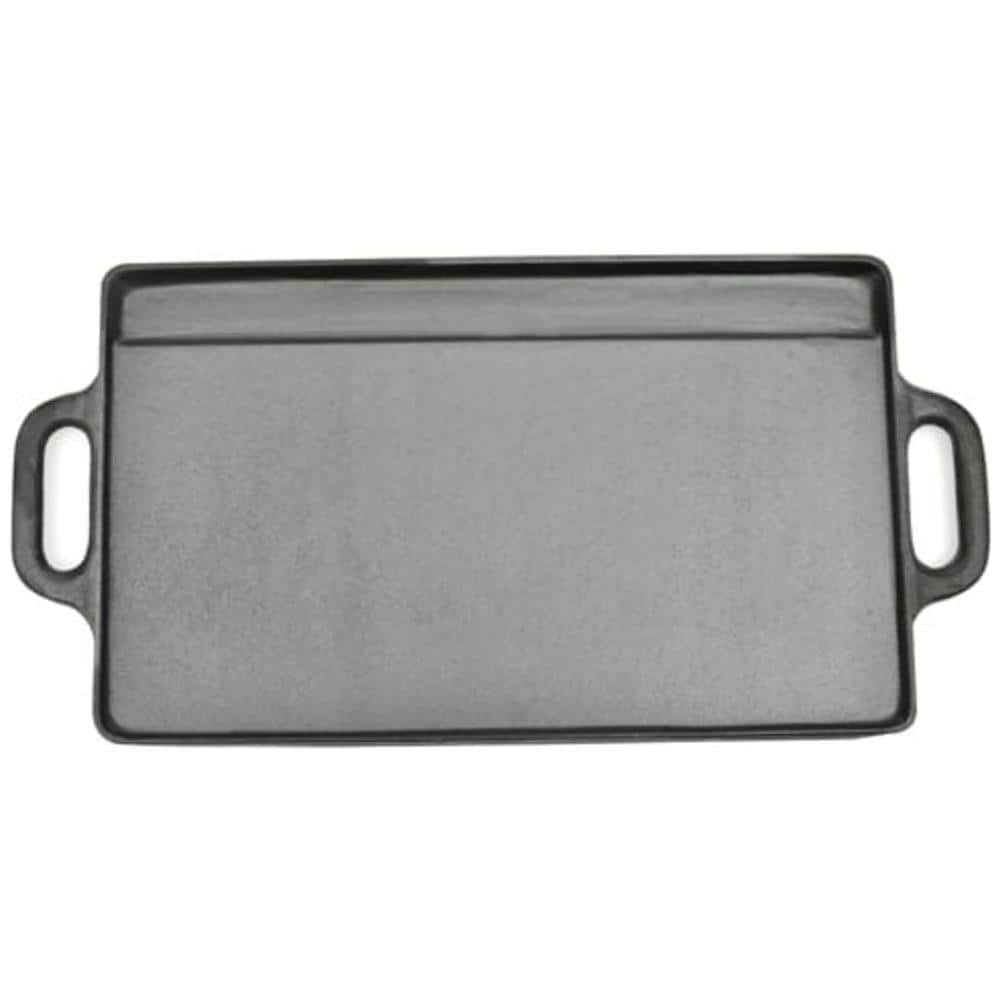 Set 2 Pz Padella Griglia In Ghisa Reversibile 38x23 Cm - Foto 2