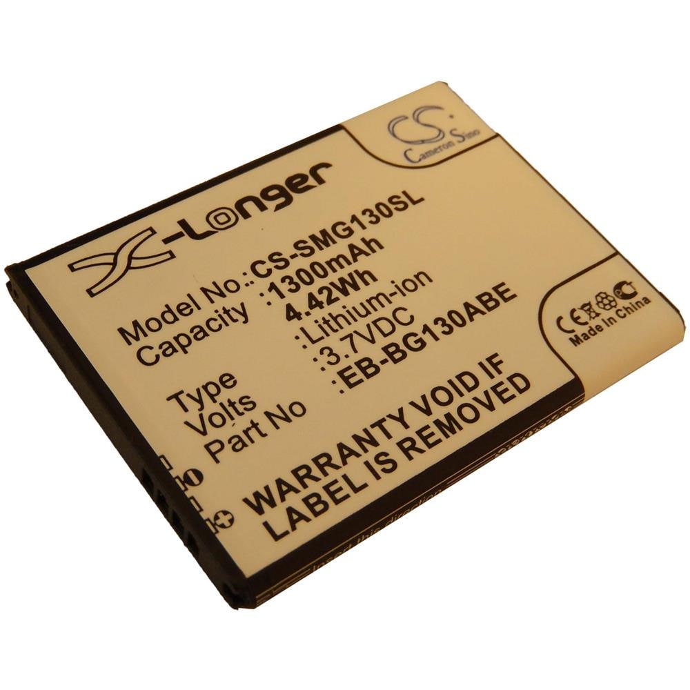Li-ioni Batteria 1300mah (3.7v) Per Cellulare Smartphone Samsung Galaxy Sm-g130, Sm-g130e, Sm-g130h, Star 2 Duos, Young 2 Come Eb-bg130abe. - Foto 1