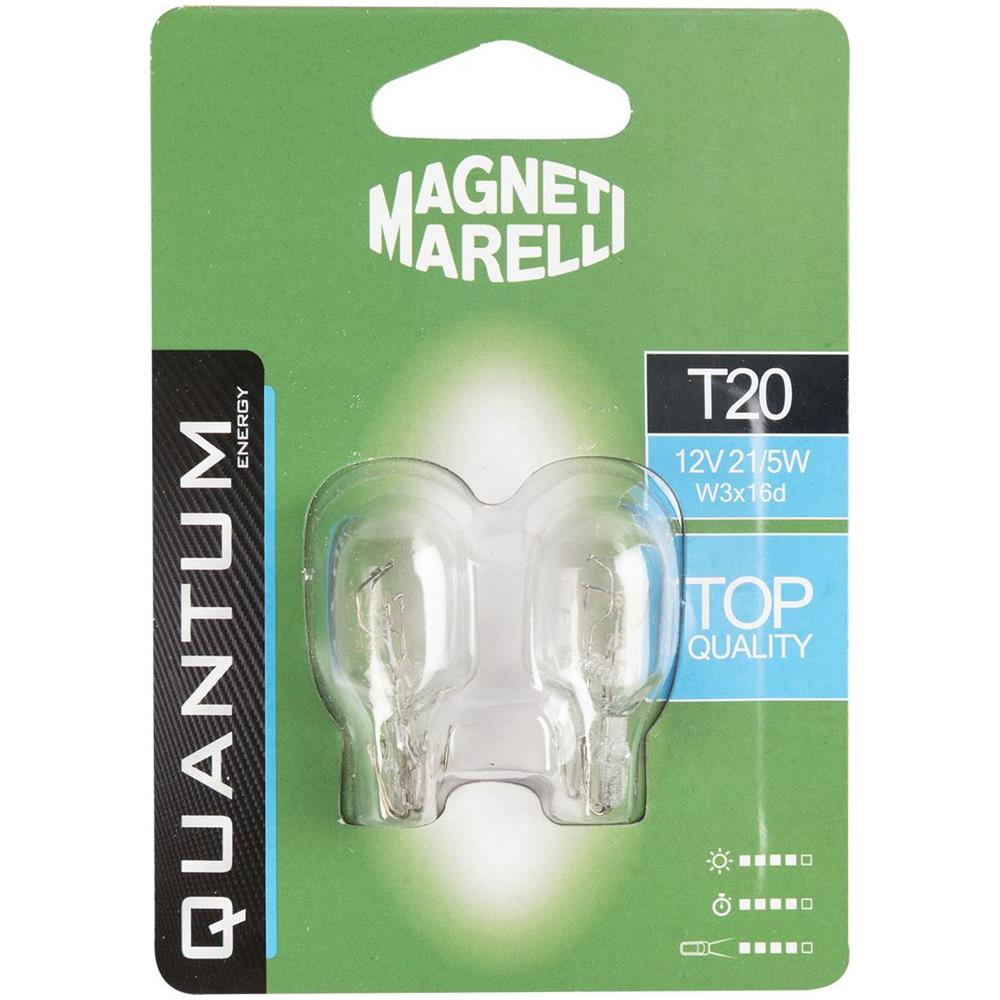 T20 Coppia Di Lampadine Auto 12v 21/5w Attacco W3x16d - Foto 2