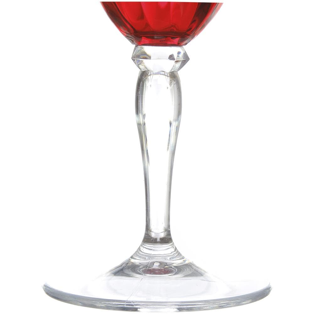 Set Flute In Acrilico, 4 Pezzi Da 17,5 Cl Rosso - Foto 2