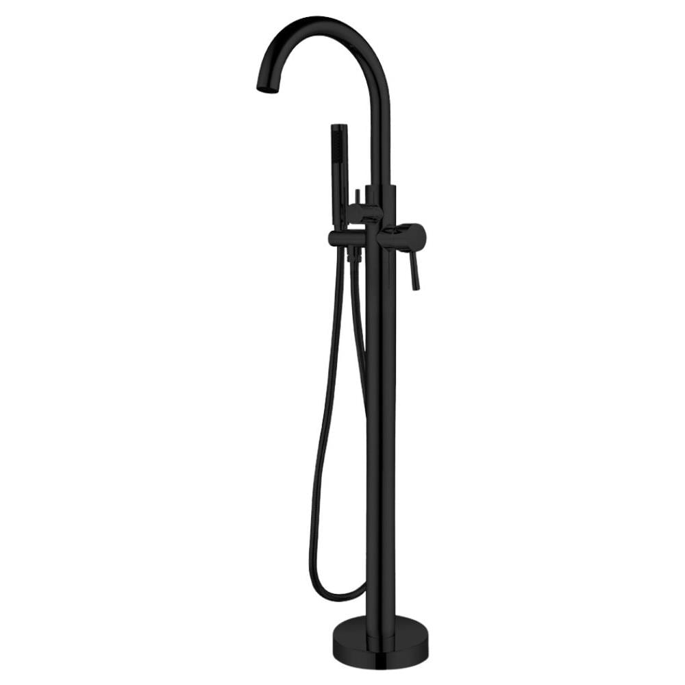 Miscelatore A Pavimento Per Vasca Freestanding Black Mumbai In Ottone - Foto 2
