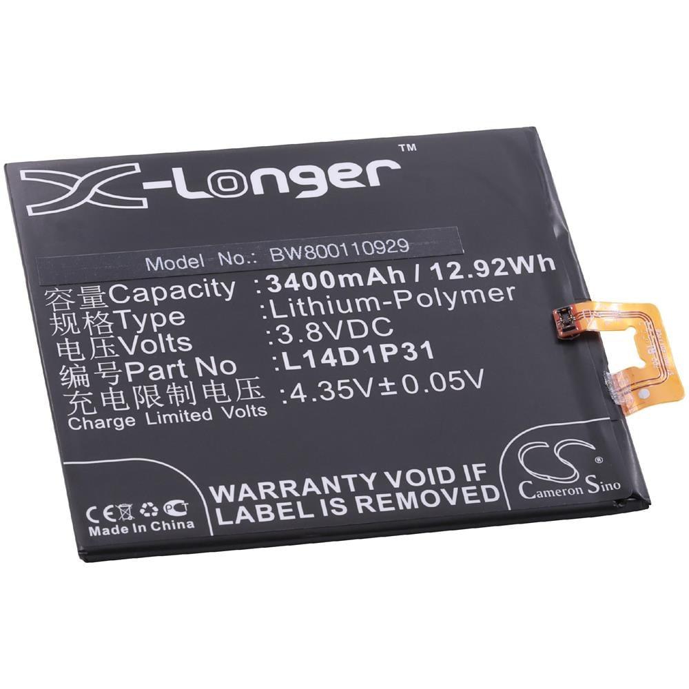 Batteria Sostituisce Lenovo L14d1p31 Per Smartphone Cellulare (3400mah, 3,8v, Li-poly)  - Foto 1