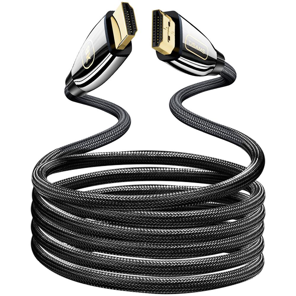 Cavo Hdmi 2.1 Ultra Hd 8k Intrecciato Resistente 3 Metri Nero - Foto 2