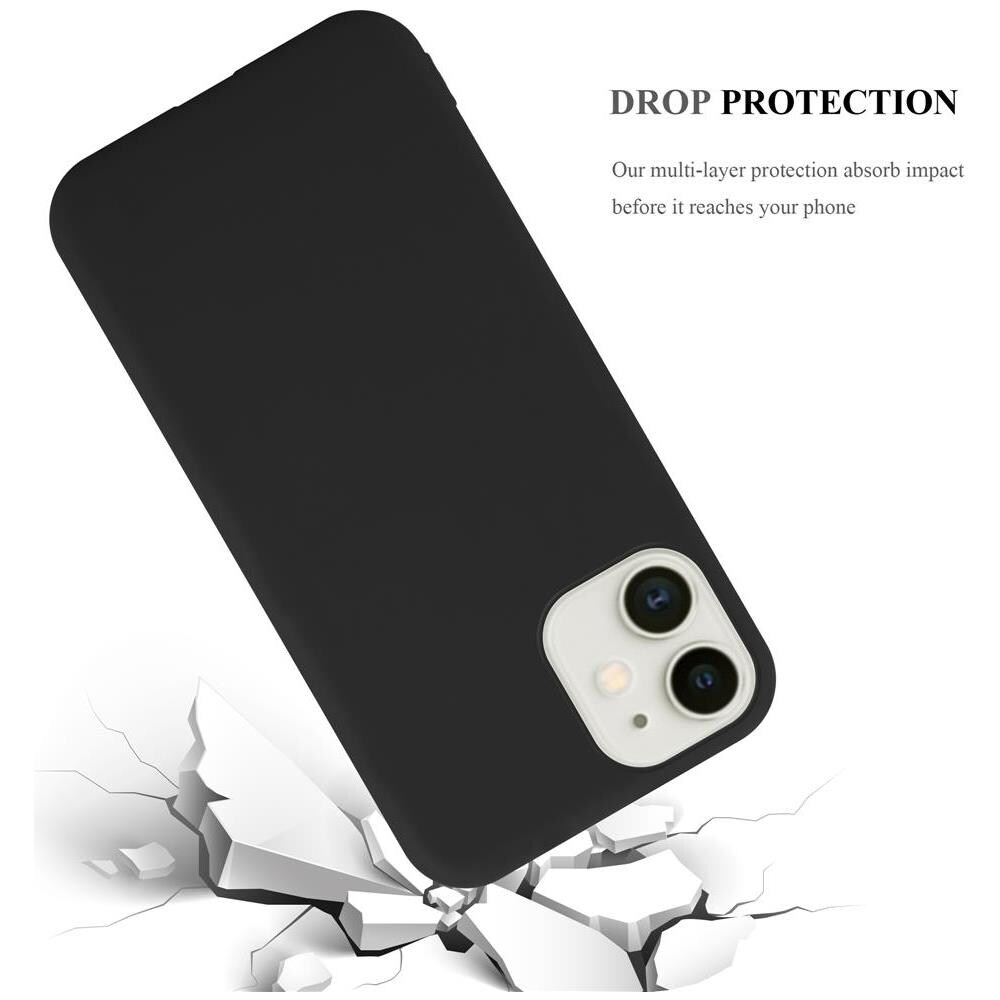 Custodia Compatibile Con Apple Iphone 12 Mini (5,4"" Zoll) In Candy Nero - Coperchio Protettivo In Silicone Tpu Flessibile - Foto 7