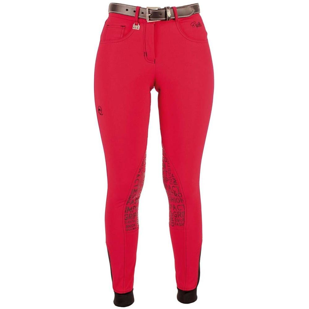 Pantaloni Equitazione Donna Xeni Elasticizzati Aderenti Con Gel Antiscivolo 42 - Foto 1