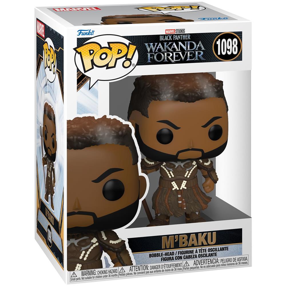 Black Panther: Wakanda Forever Pop! Marvel Vinyl Figure M'baku 9 Cm - Foto 4