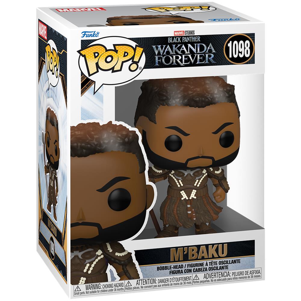 Black Panther: Wakanda Forever Pop! Marvel Vinyl Figure M'baku 9 Cm - Foto 2