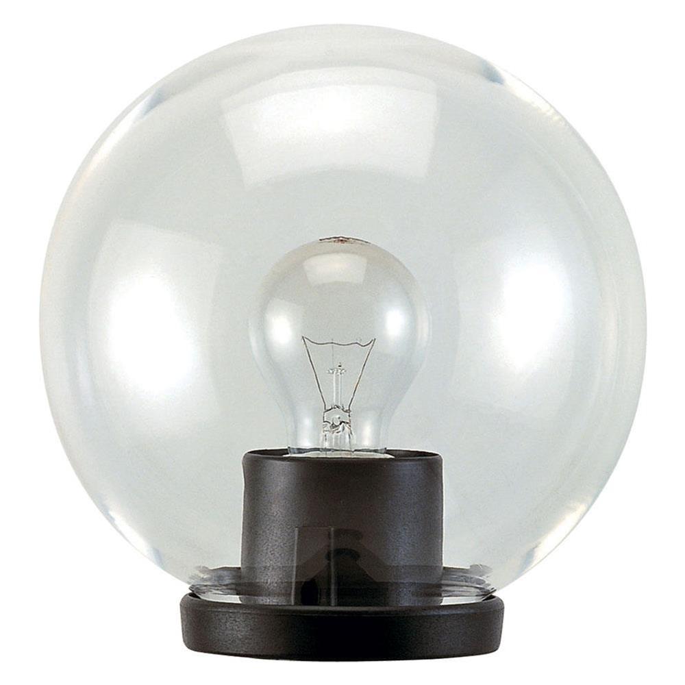 Lanterna Testa-palo 'globo' 75w Max - Ã? Cm. 30 Col. nero - Trasp. - Foto 1