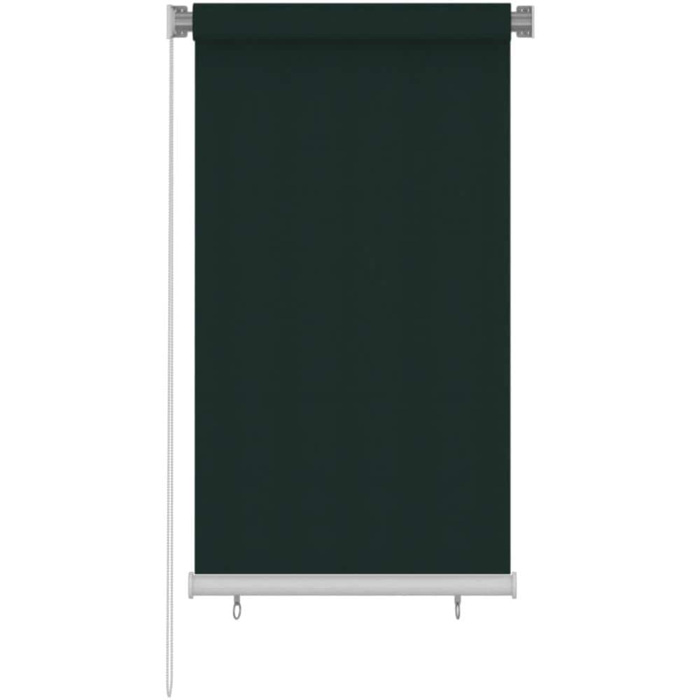 Tenda A Rullo Per Esterni 80x140 Cm Verde Scuro Hdpe - Foto 1