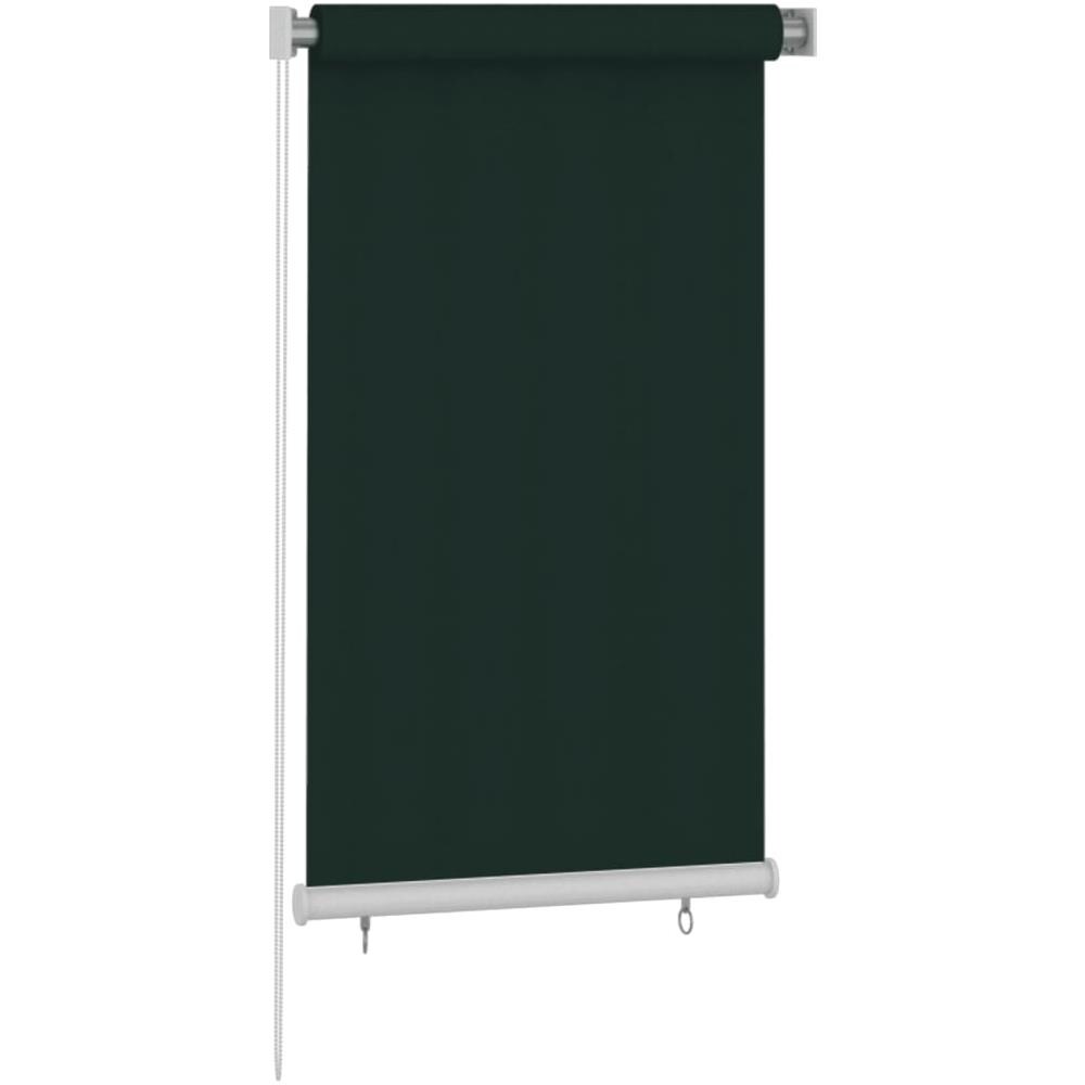 Tenda A Rullo Per Esterni 80x140 Cm Verde Scuro Hdpe - Foto 2