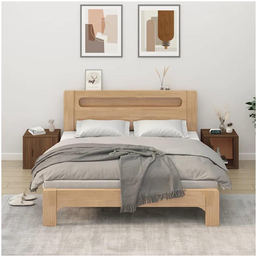 Comodini 2 Pz Rovere Marrone 50x39x47 Cm - Foto 1