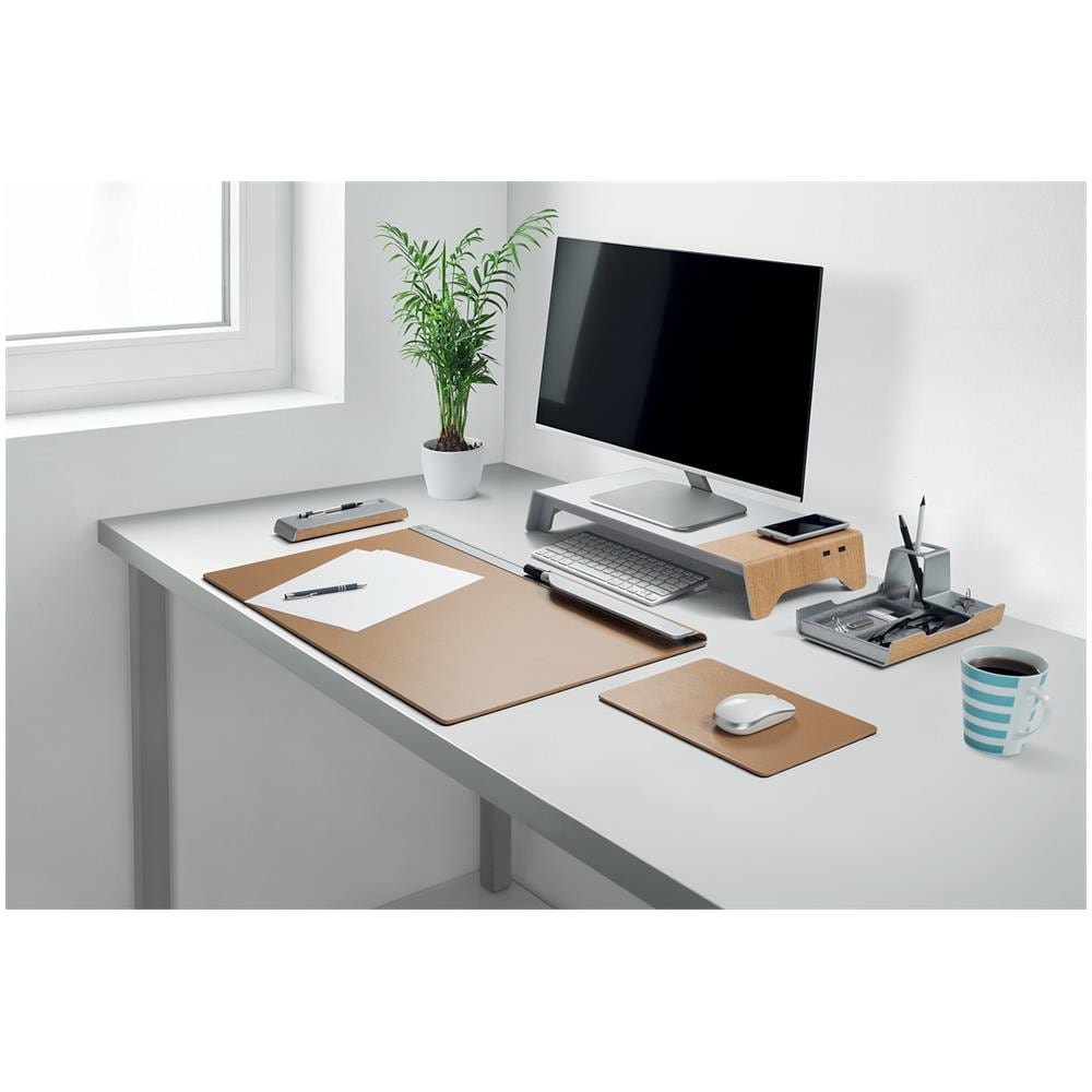 SA401 astuccio per matita Astuccio rigido per matite Metallo, Legno Grigio, Legno - Foto 4