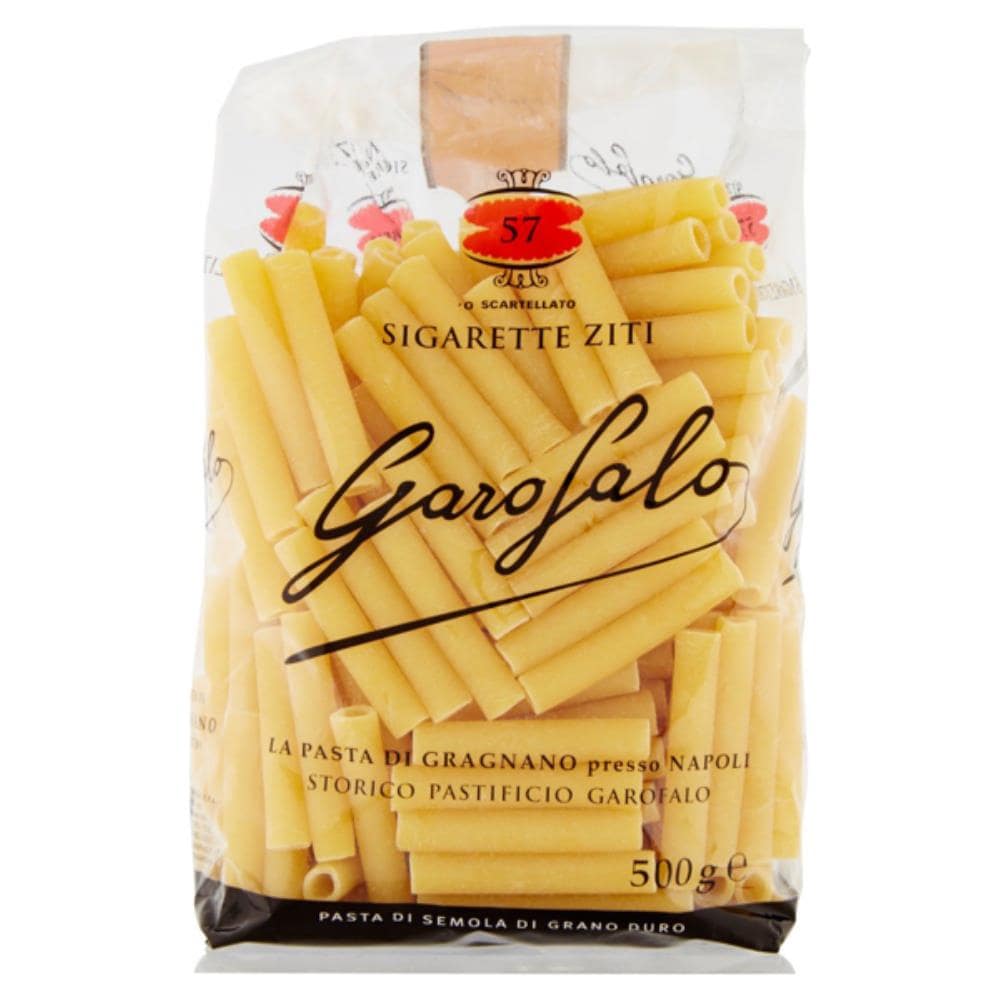 Pastificio Garofalo Sigarette Ziti N. 57 Pasta Trafilata Al Bronzo 500 Grammi - Foto 1