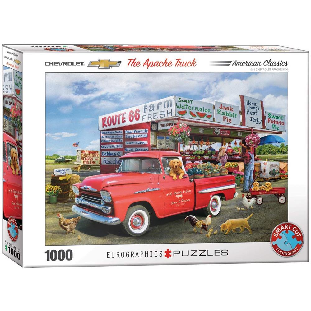 (eurhr) Il Camion Apache Di Greg Giordano Puzzle Da 1000 Pezzi Puzzle Da 1000 Pezzi - Foto 1