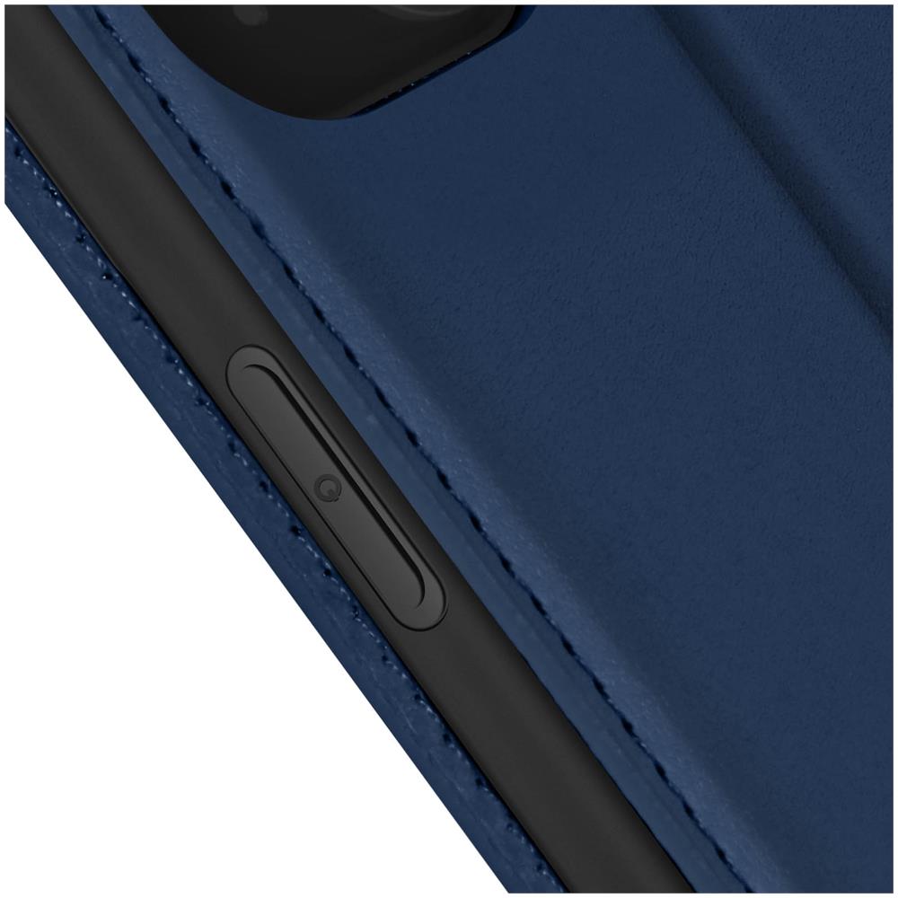Custodia Per Iphone 15 Portafoglio Funzione Supporto Video Blu - Foto 5