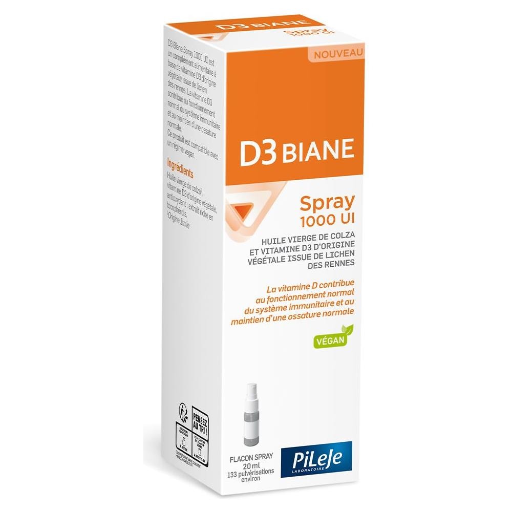 Vitamina D3 Spray 1000g 20ml D3 B E Pillage - Foto 1