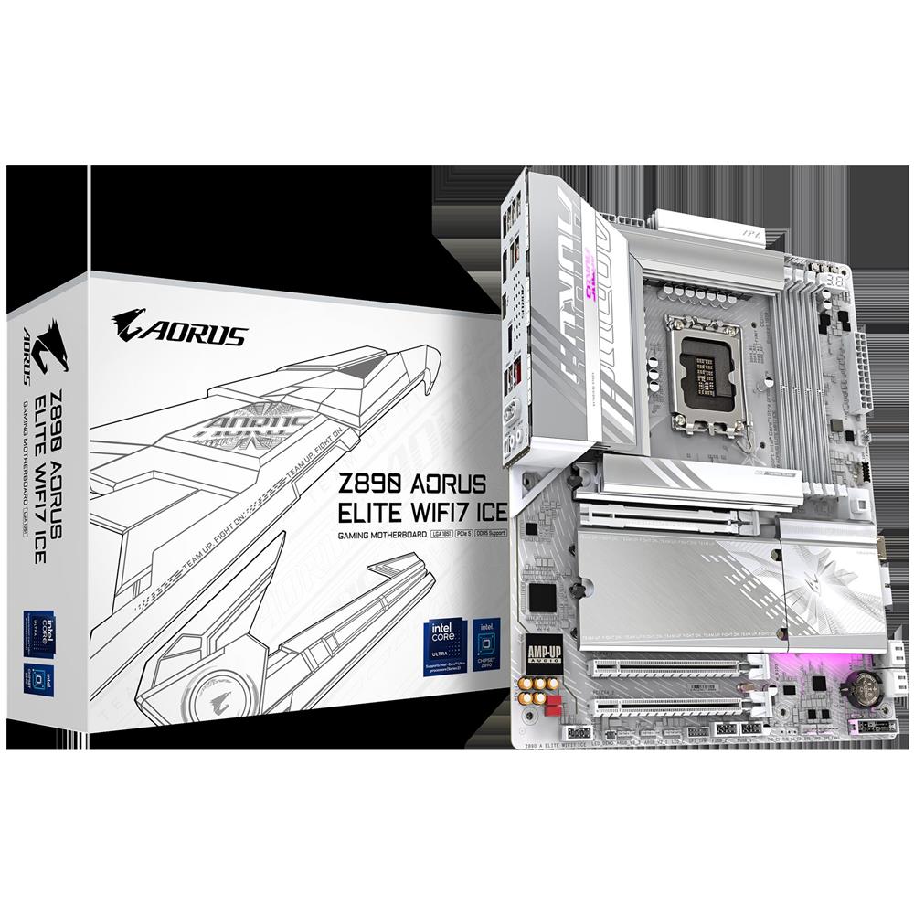 Scheda Madre Gigabyte Z890 AORUS ELITE Wi-Fi 7 ICE Socket LGA 1851 Chipset Z890 ATX - Foto 1