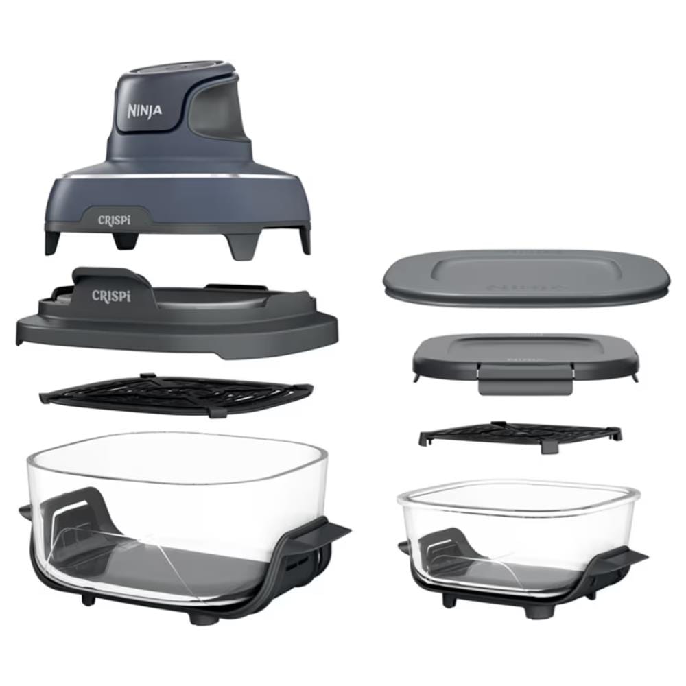 Friggitrice ad Aria Calda CRISPi FN101EUGY Potenza 1700 W Capacità 3,8 L Colore Blu /Grigio /Trasparente - Foto 3