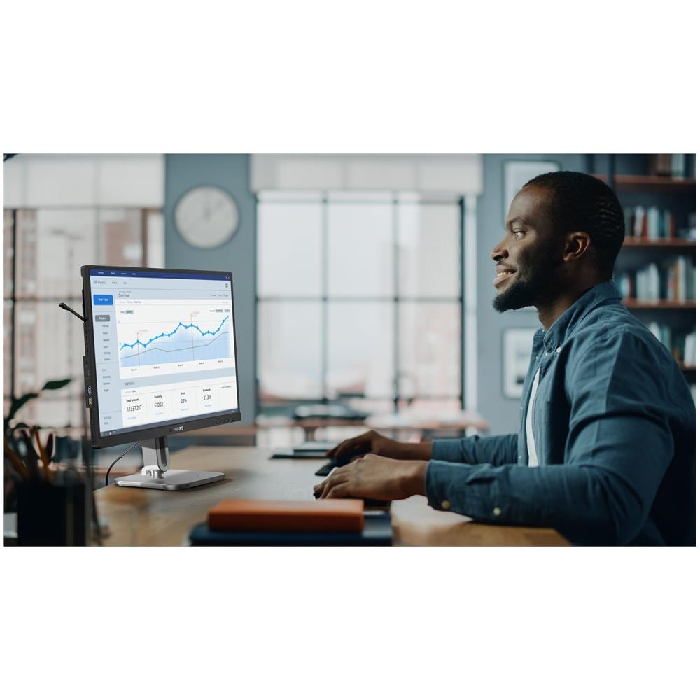 4000 series 24B2N4200/00 Monitor PC 60,5 cm (23.8") 1920 x 1080 Pixel Full HD LCD Grigio - Foto 15