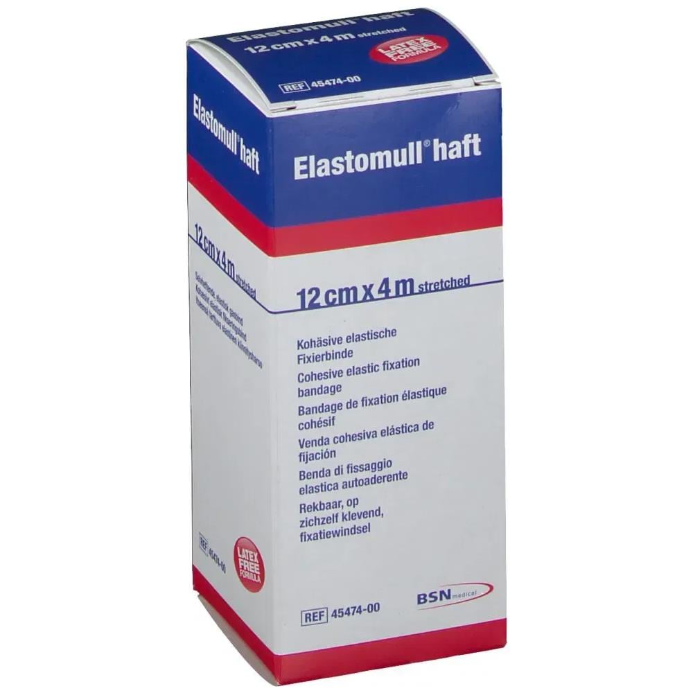 Benda Elastica Autoadesiva Elastomull Haft Compressione Forte 12X400 cm - Foto 1