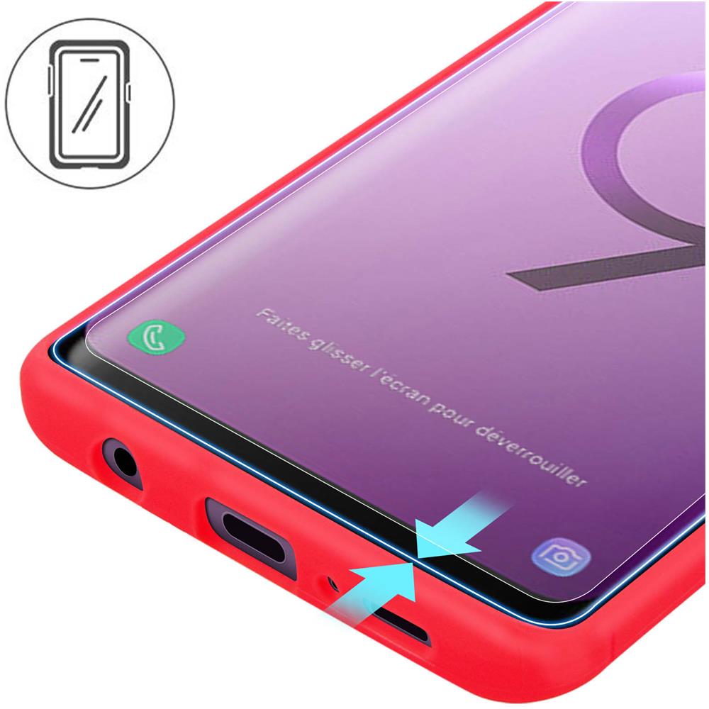 Pellicola Galaxy S9 Cover Friendly Vetro Temperato Bordi Ricurvi Trasparente - Foto 8