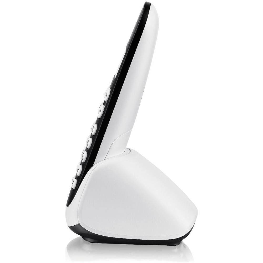 Telefono Cordless Adara con Vivavoce 20 Numeri Colore Nero / Bianco - Italia - Foto 4