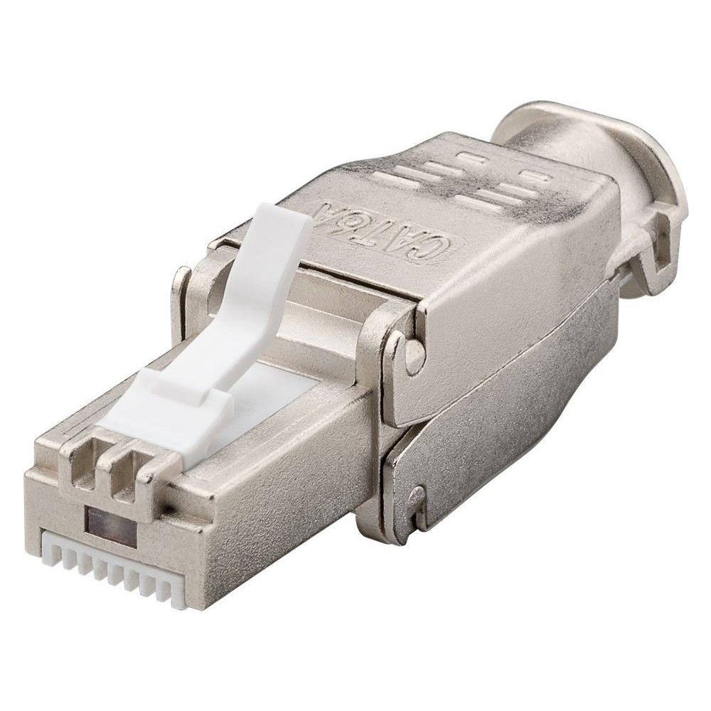 ver Techly Plug Rj45 Cat. 6a Schermato Stp Tooless Con Fermacavo - Foto 3