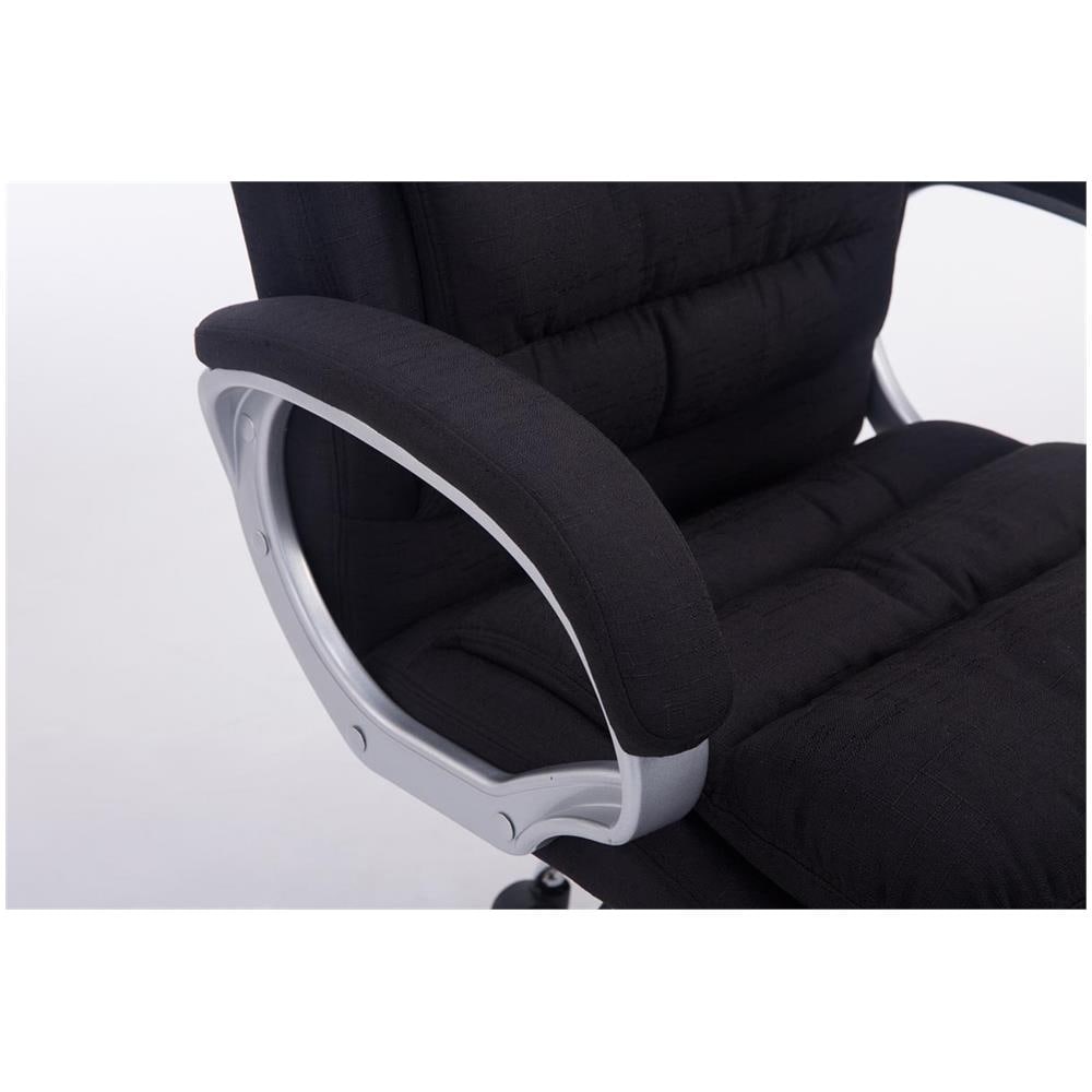 Sedia Ufficio Vancouver XXL in Tessuto I Poltrona Elegante Direttore Carico Max 235 kg I Poltrona Ergonomica Imbottita e Rinforzata Nero - Foto 5