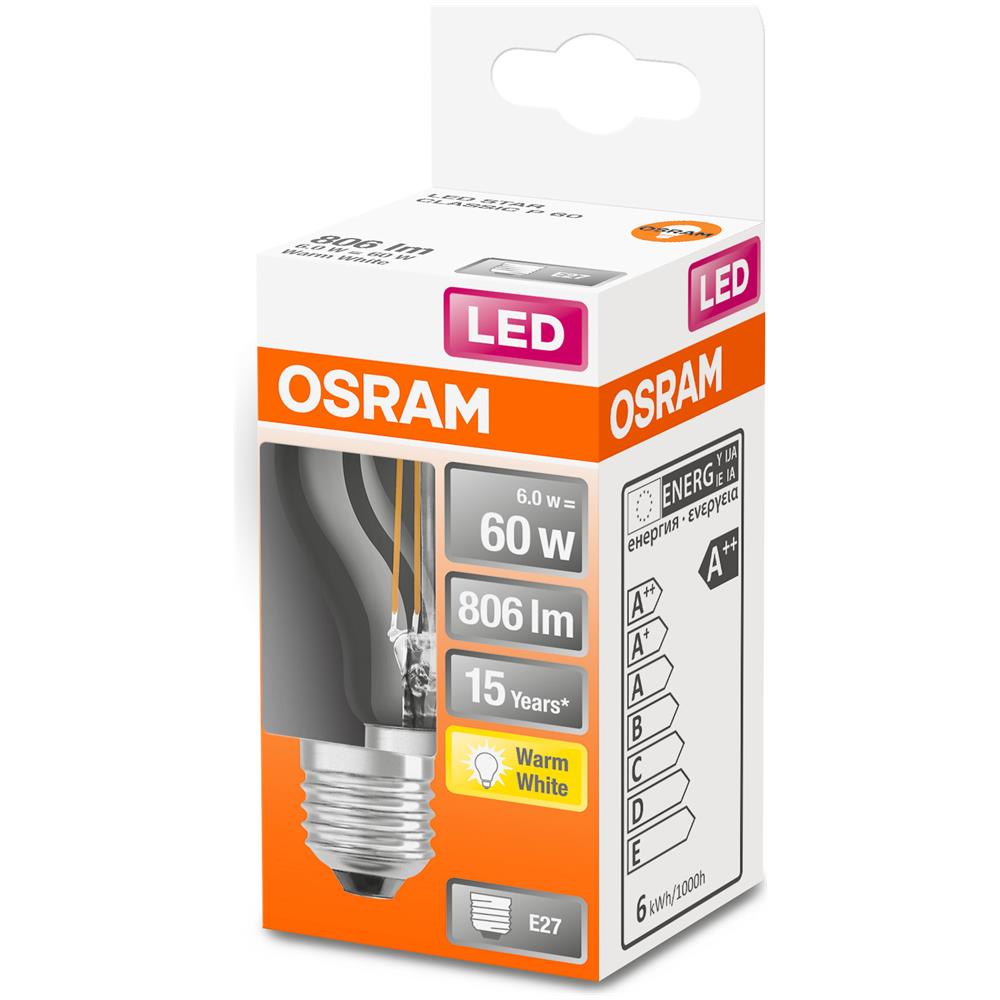 Lamp. Fil. Sfera 6/806L E27 W - Foto 1