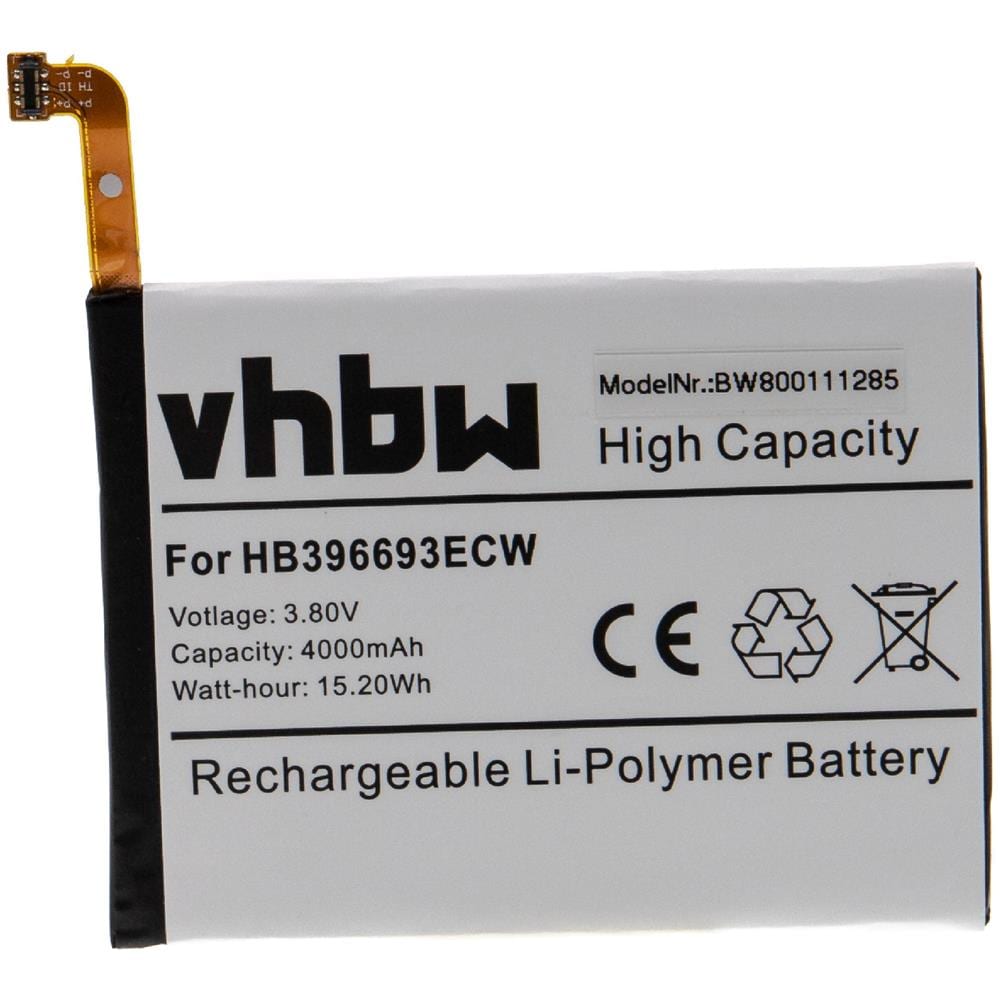 Batteria Sostituisce Hb396693ecw Per Smartphone Cellulare (4000mah, 3,8v, Li-poly)  - Foto 2