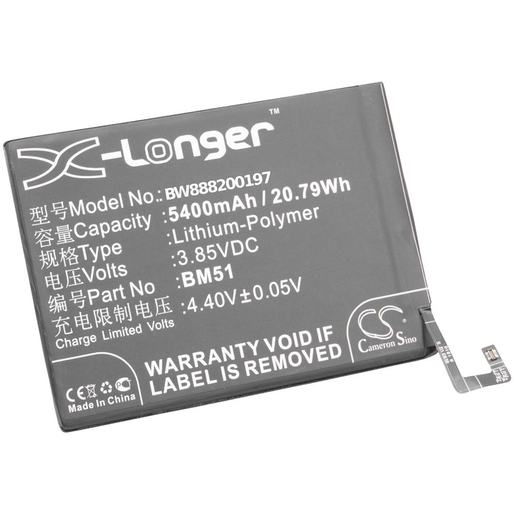 Batteria Sostituisce Xiaomi Bm51 Per Smartphone Cellulare (5400mah, 3,85v, Li-poly)  - Foto 2