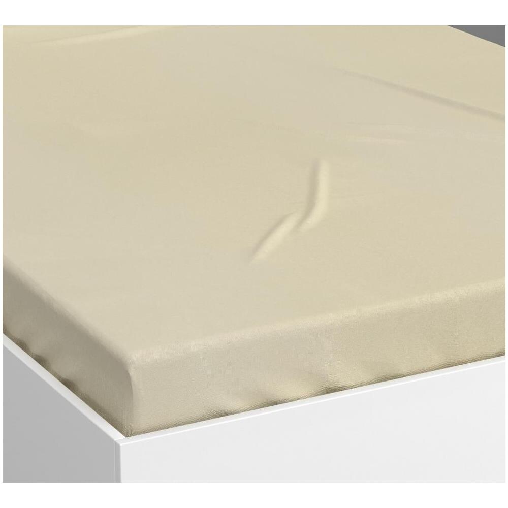 Lenzuolo Jersey Crema Con Angoli 180 X 200 - Foto 2