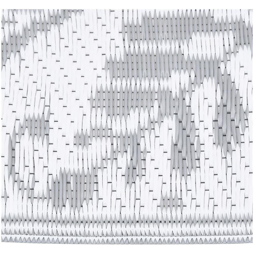 Tappeto Da Esterno Grigio Chiaro 80x250 Cm In Pp - Foto 3