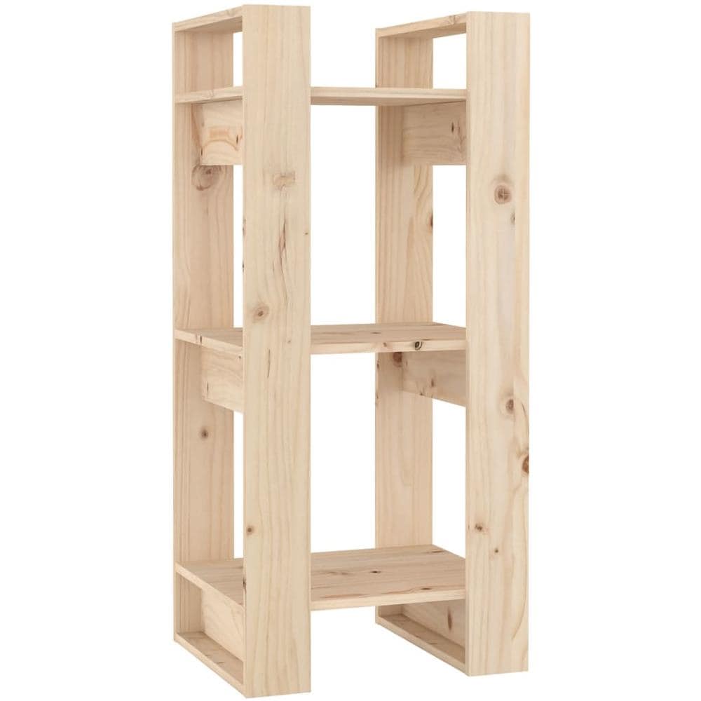 Libreria /divisorio 41x35x91 Cm In Legno Massello Di Pino - Foto 2