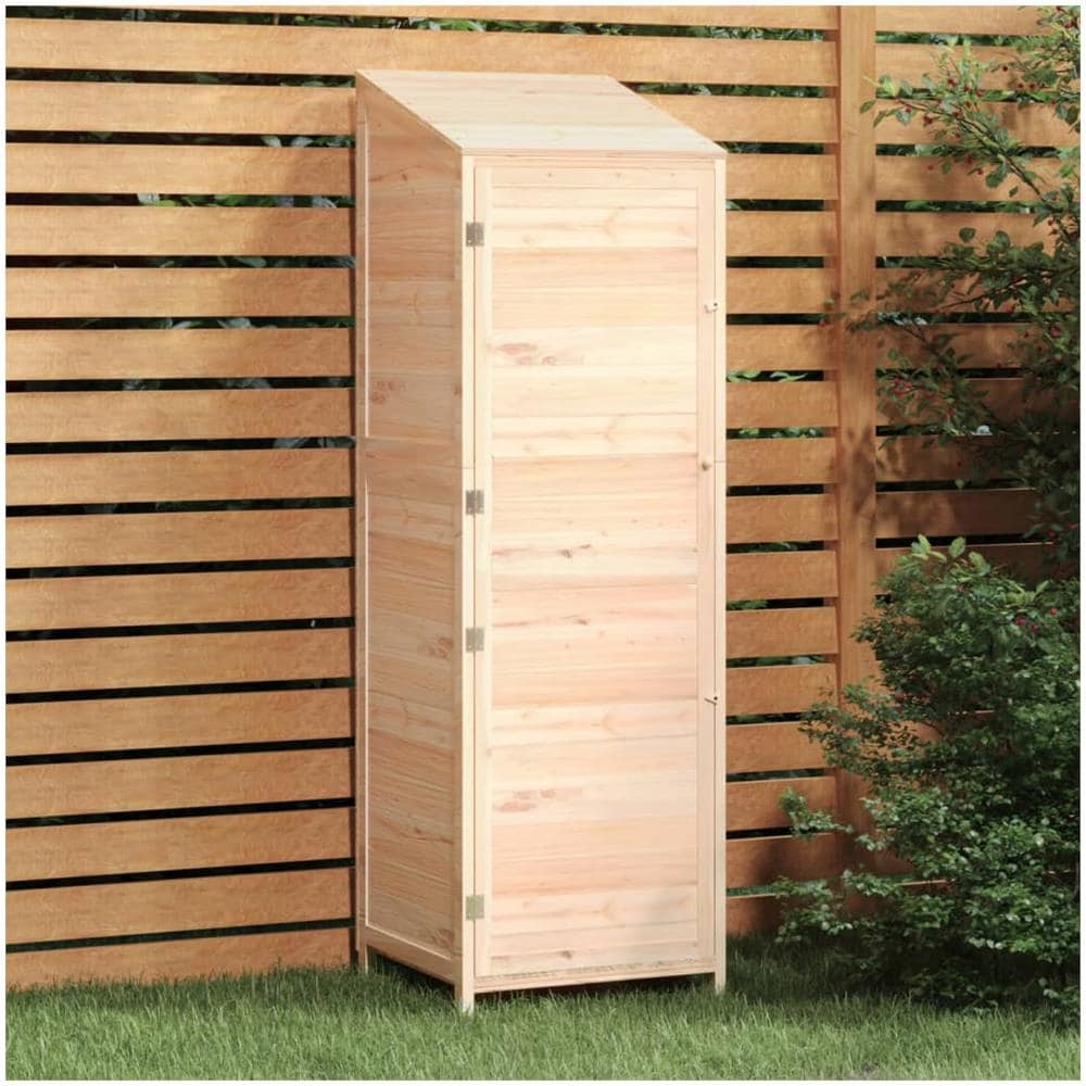 Capanno Da Giardino 55x52x174,5 Cm In Legno Massello Di Abete - Foto 1