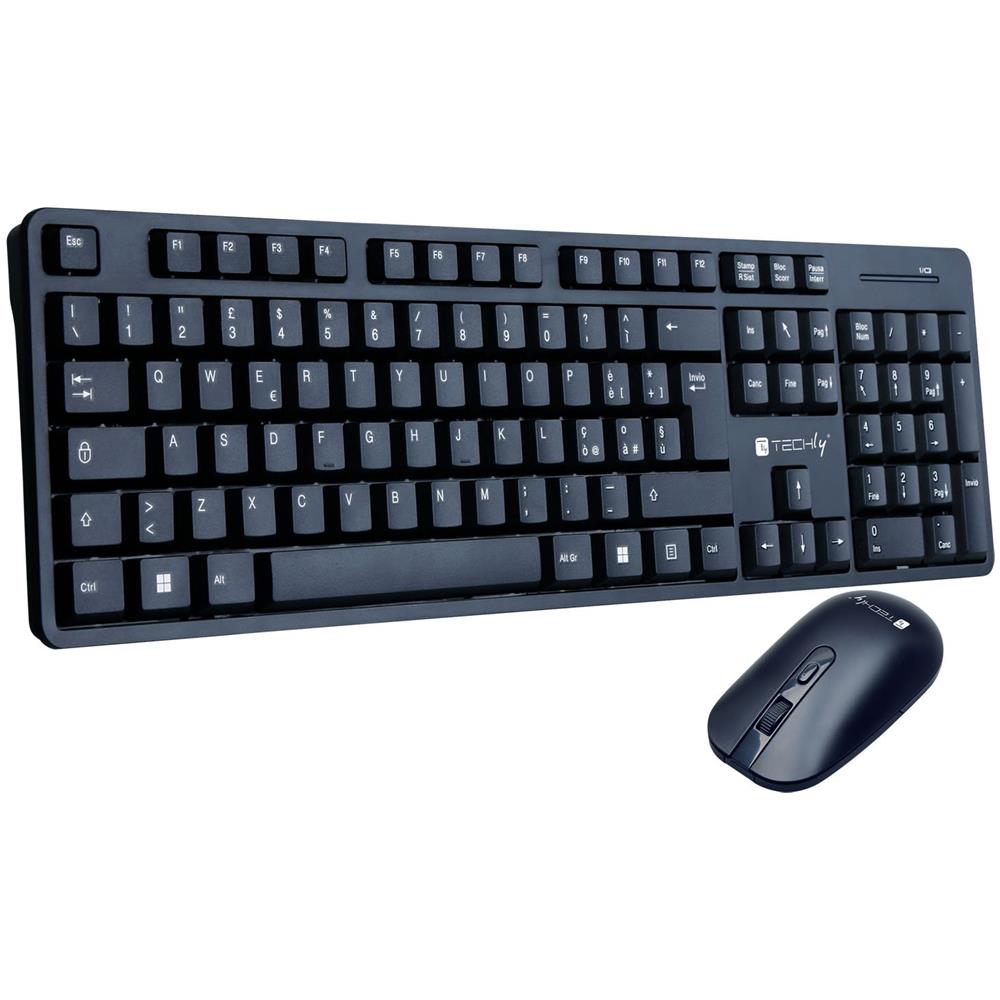 Tastiera e Mouse Wireless ICTWC003  Colore Nero - Foto 2