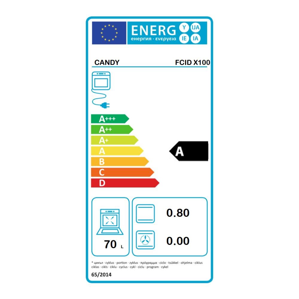 Forno Elettrico da Incasso Idea FCID X100 Capacità 70 L Statico Colore Acciaio Inossidabile - Foto 3