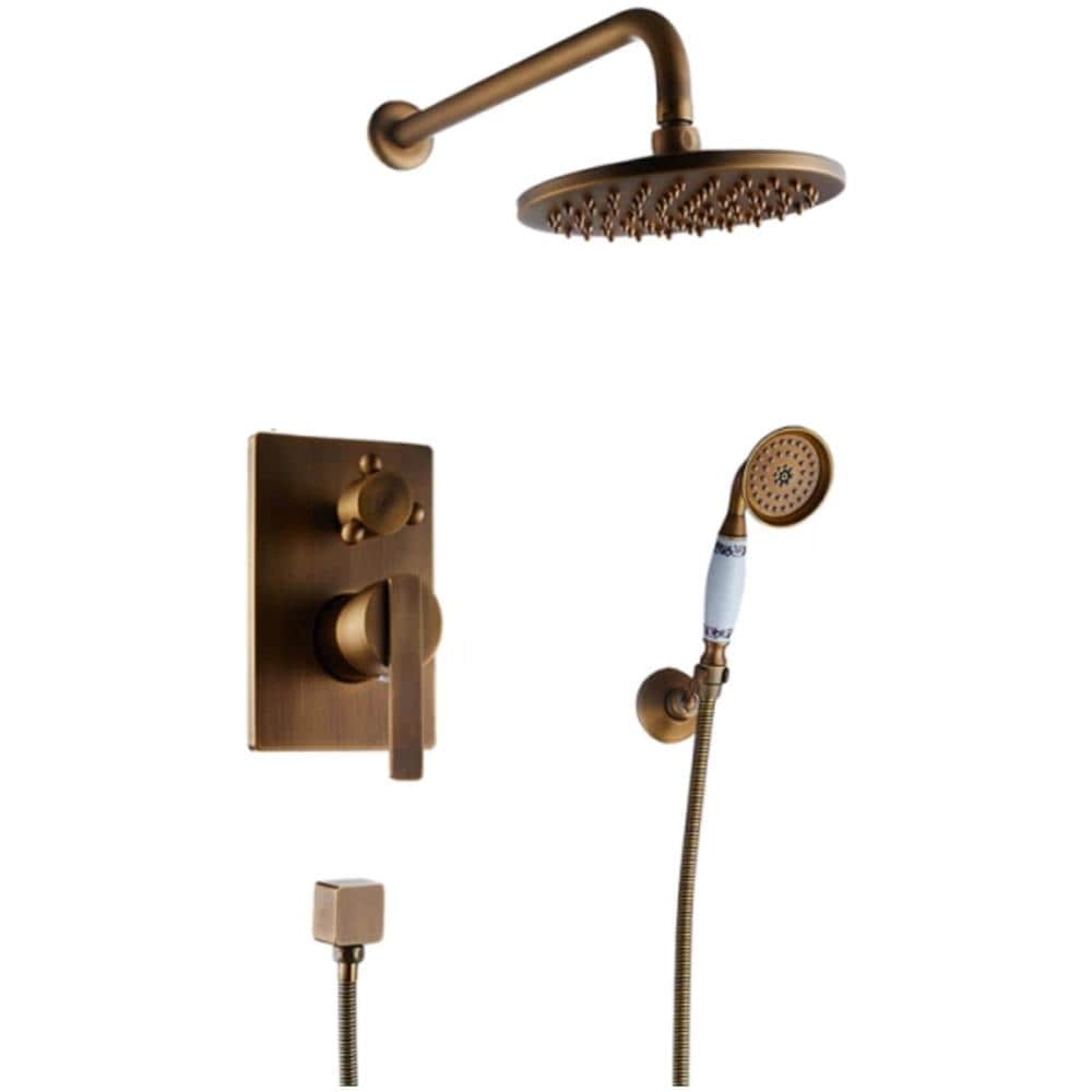 Set miscelatore doccia, Blackswan, tipo M40.1, modello bronzo antico, misura 20 cm - Foto 1