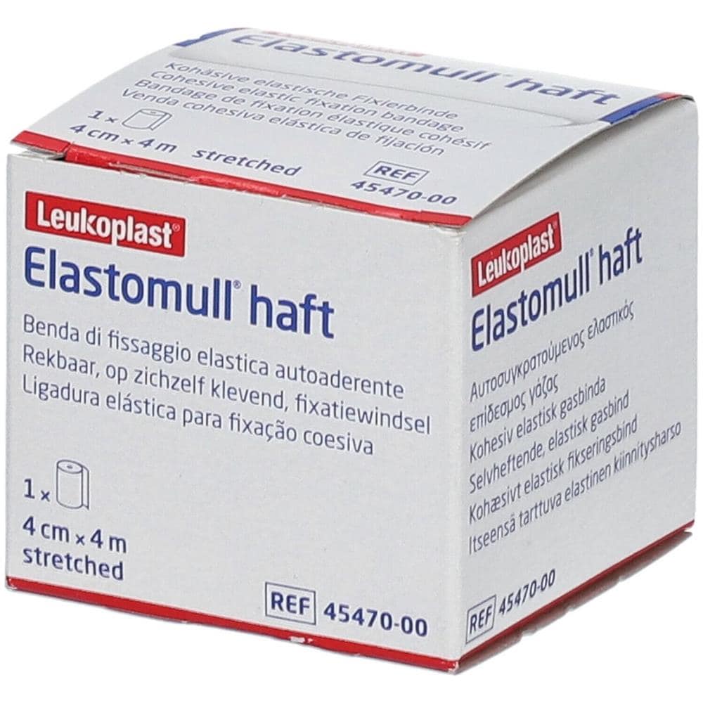 Benda Elastica Autoadesiva Elastomull Haft Compressione Forte 4X400 cm - Foto 1