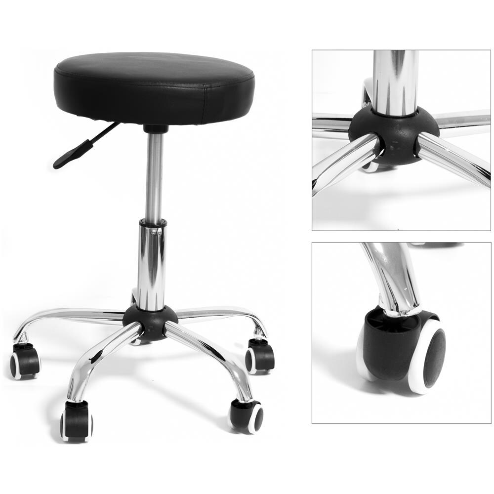 Sgabello Mini-Max 16 Imbottito Originale – Sedile Telescopico Portatile 41 Cm (Giallo/Nero)