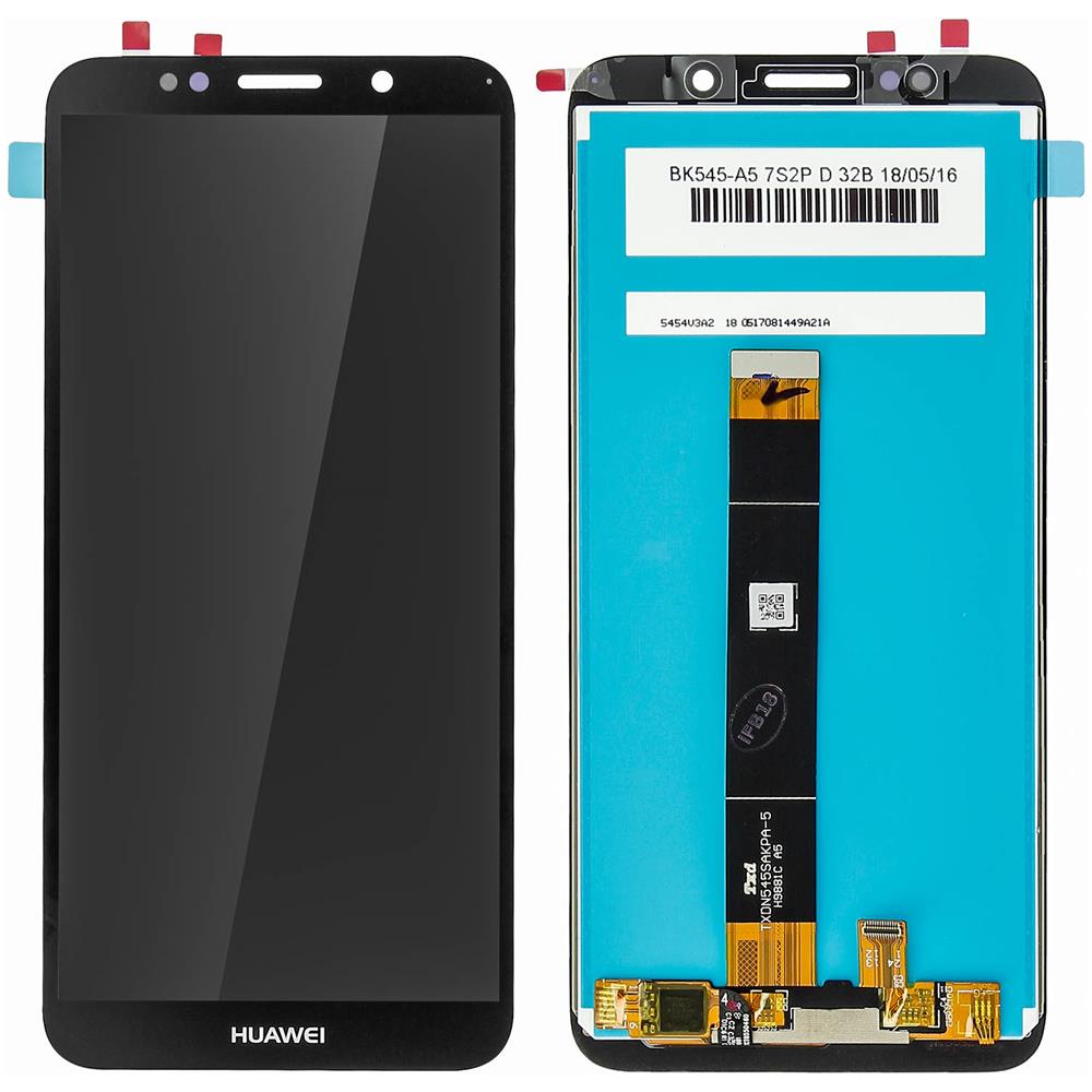 Schermo Lcd Honor 7s / Huawei Y5 2018 Blocco Completo Touch Compatibile Nero - Foto 2