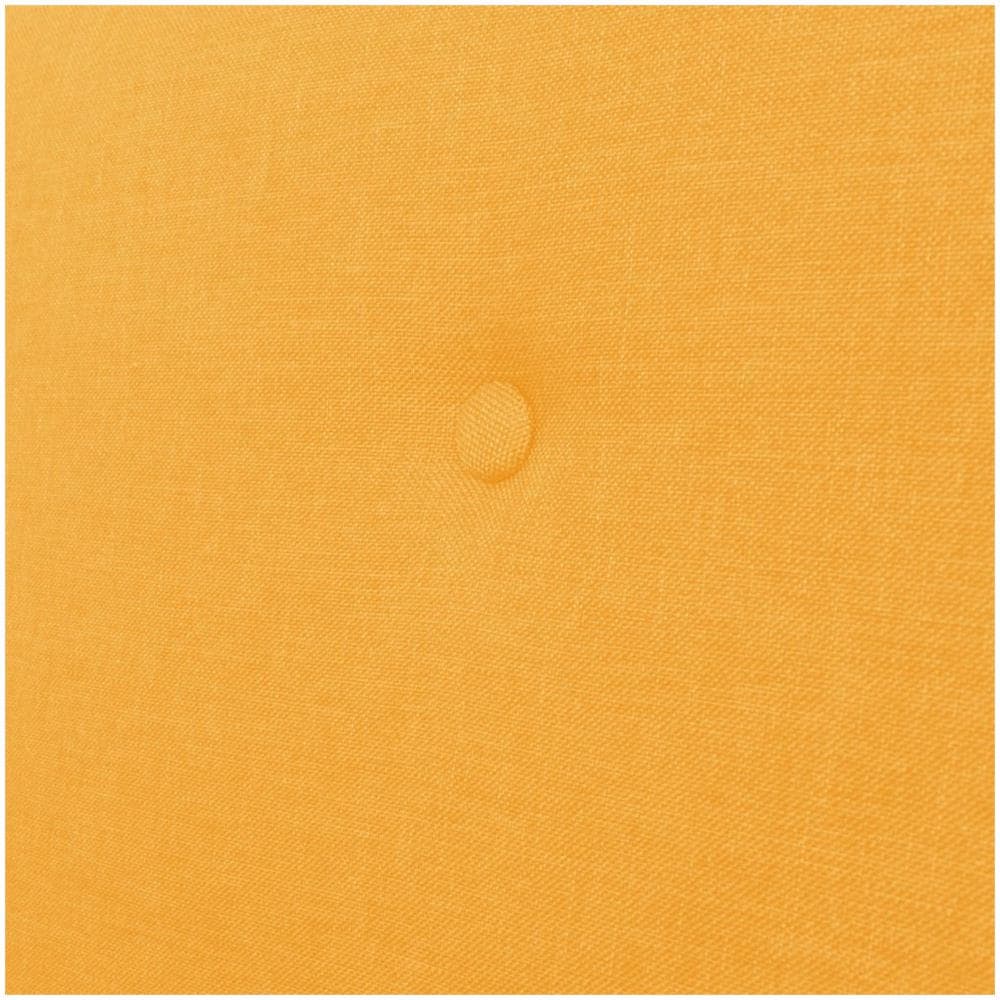 Divano A 3 Posti In Tessuto Giallo - Foto 2