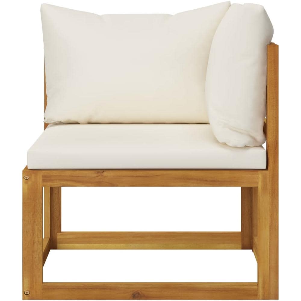 Set Divani Giardino 6 pz con Cuscini Legno Massello di Acacia - Foto 2