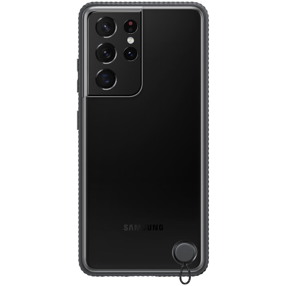 Clear Protective Cover for G998B Galaxy S21 Ultra black - Foto 1