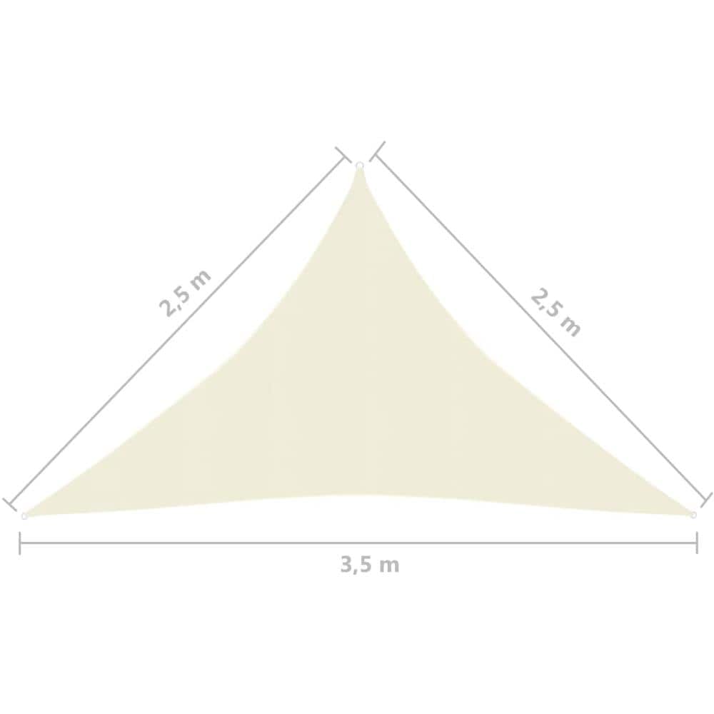 Vela Parasole 160 G / m Crema 2,5x2,5x3,5 M In Hdpe - Foto 6