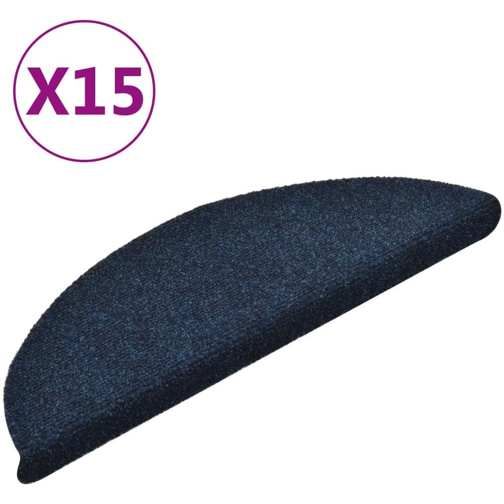 Tappetini Autoadesivi Scale 15 Pz Blu 56x17x3 Cm Agugliati - Foto 1